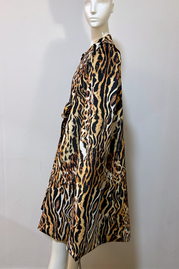 Tatyana Velvet Print Cape