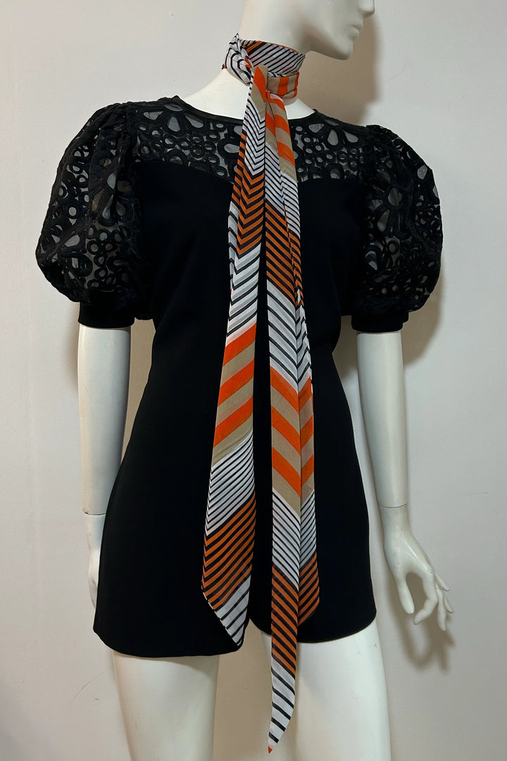 Tyler Scarf in Zigzag Print