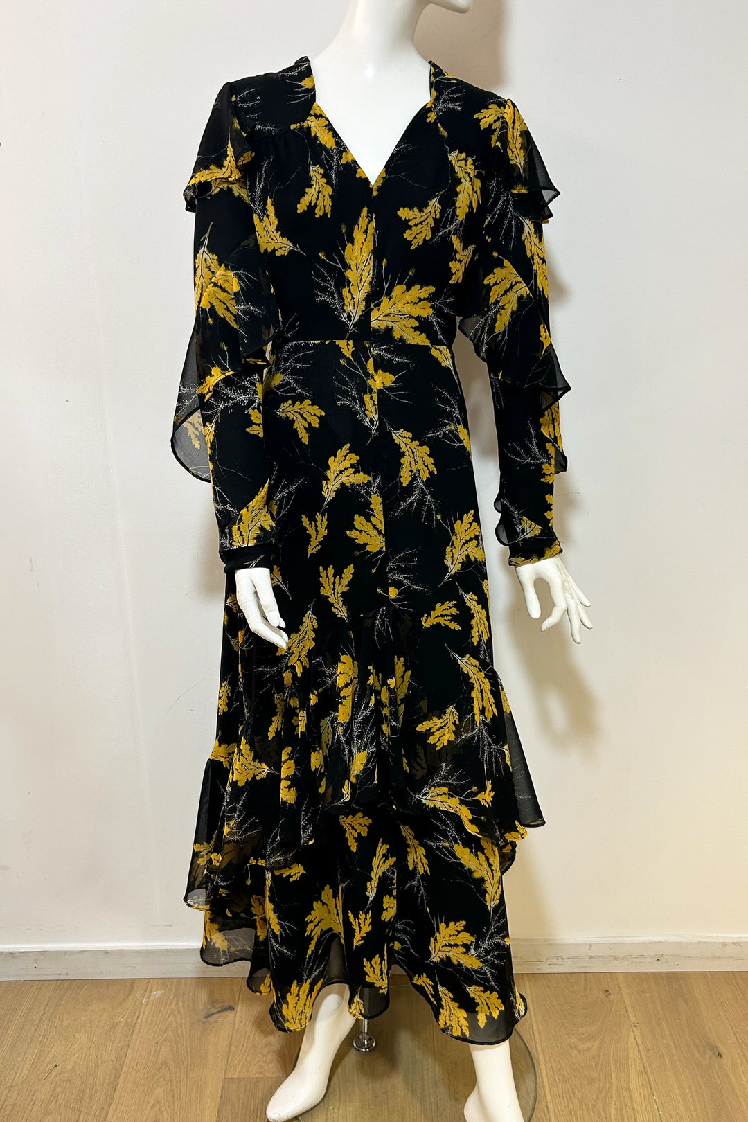 Angie Dress in Oak Leaf Print