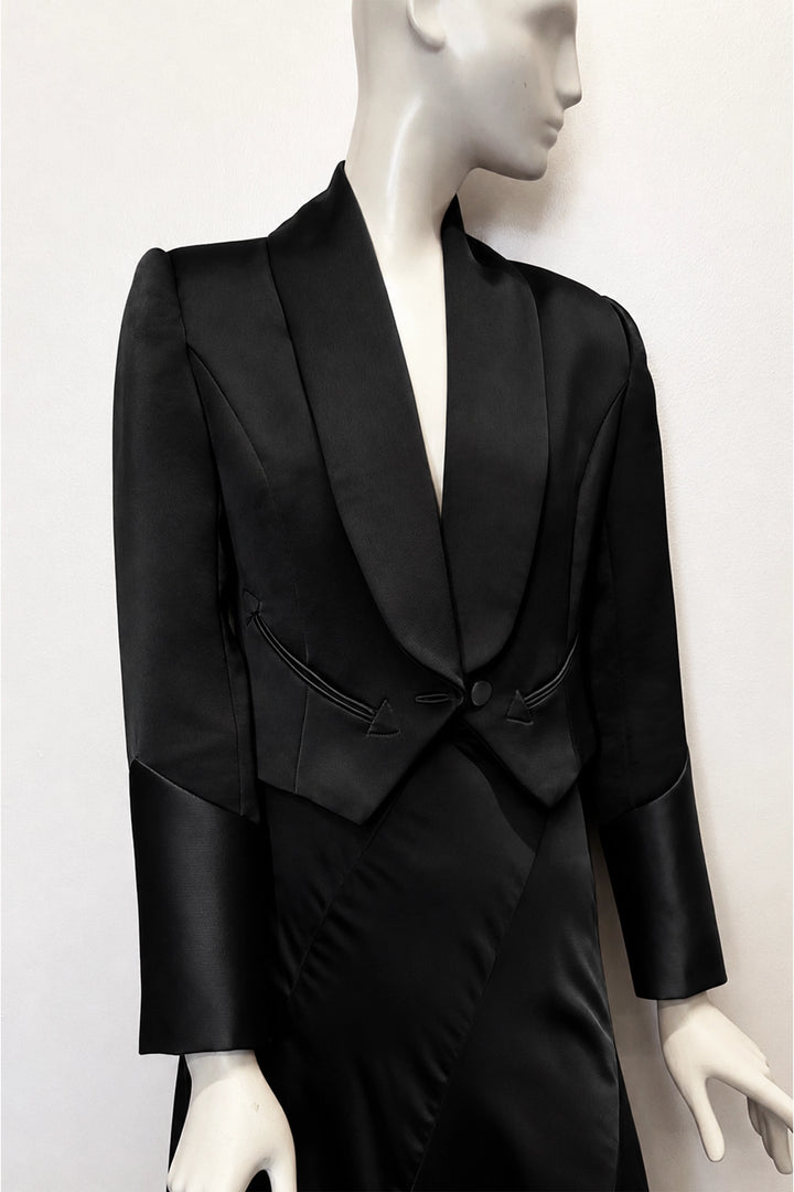 Brooke Satin Western Jacket