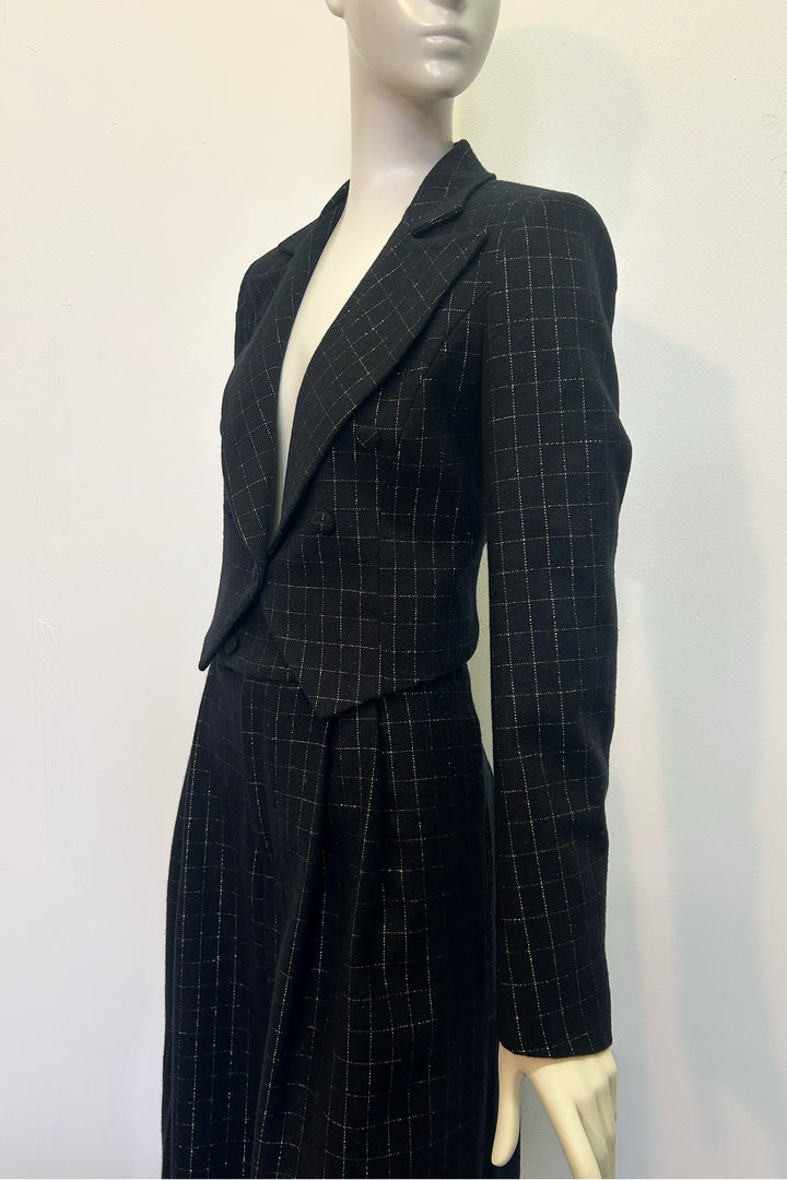 Brooke Jacket in Gold Check