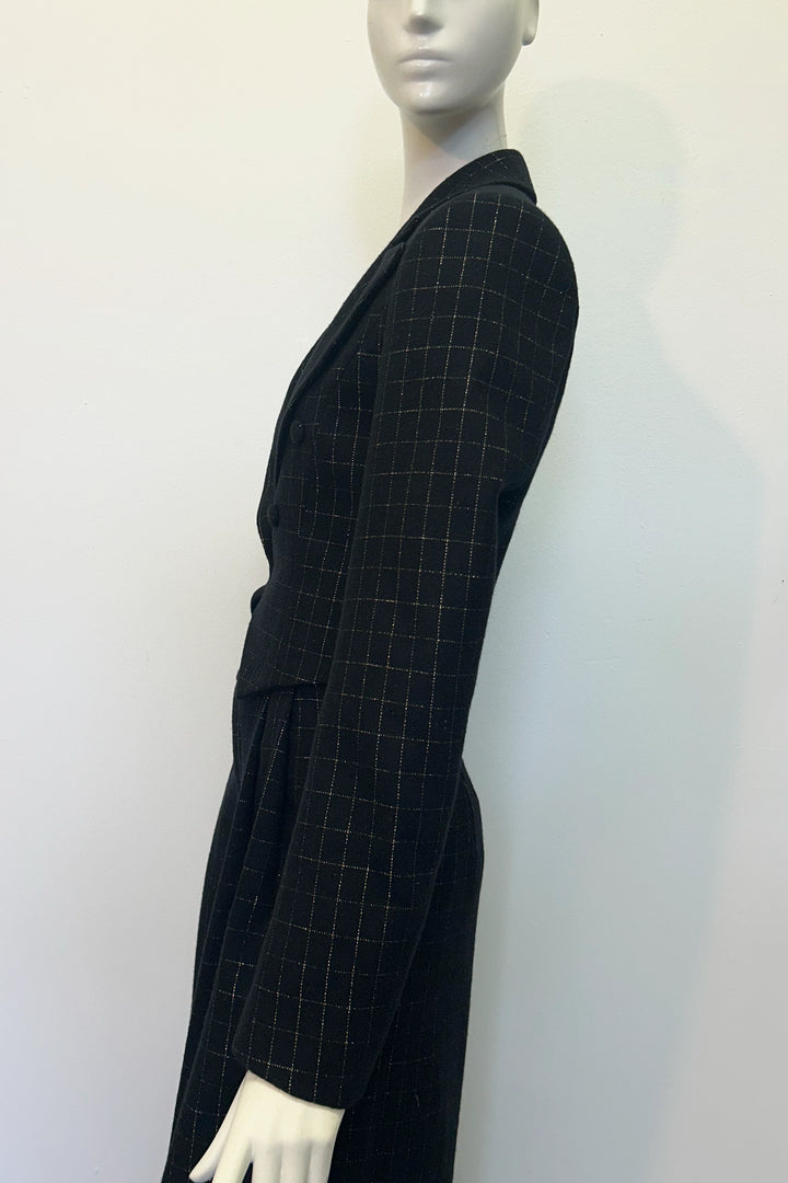 Brooke Jacket in Gold Check