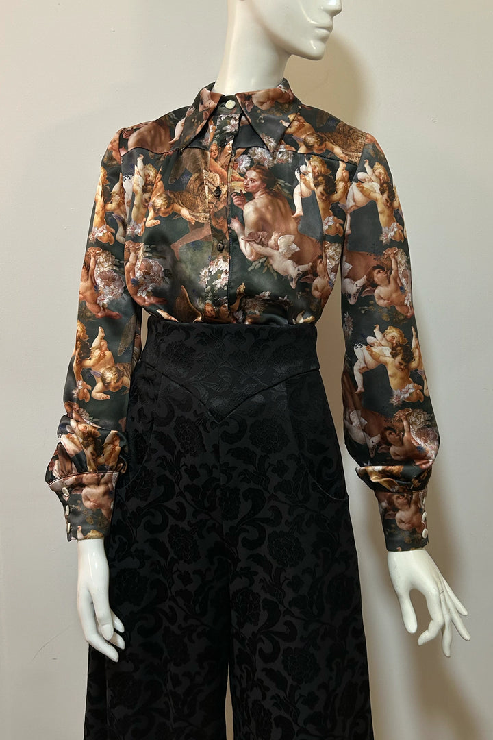 Chelsea Blouse in Renaissance Print