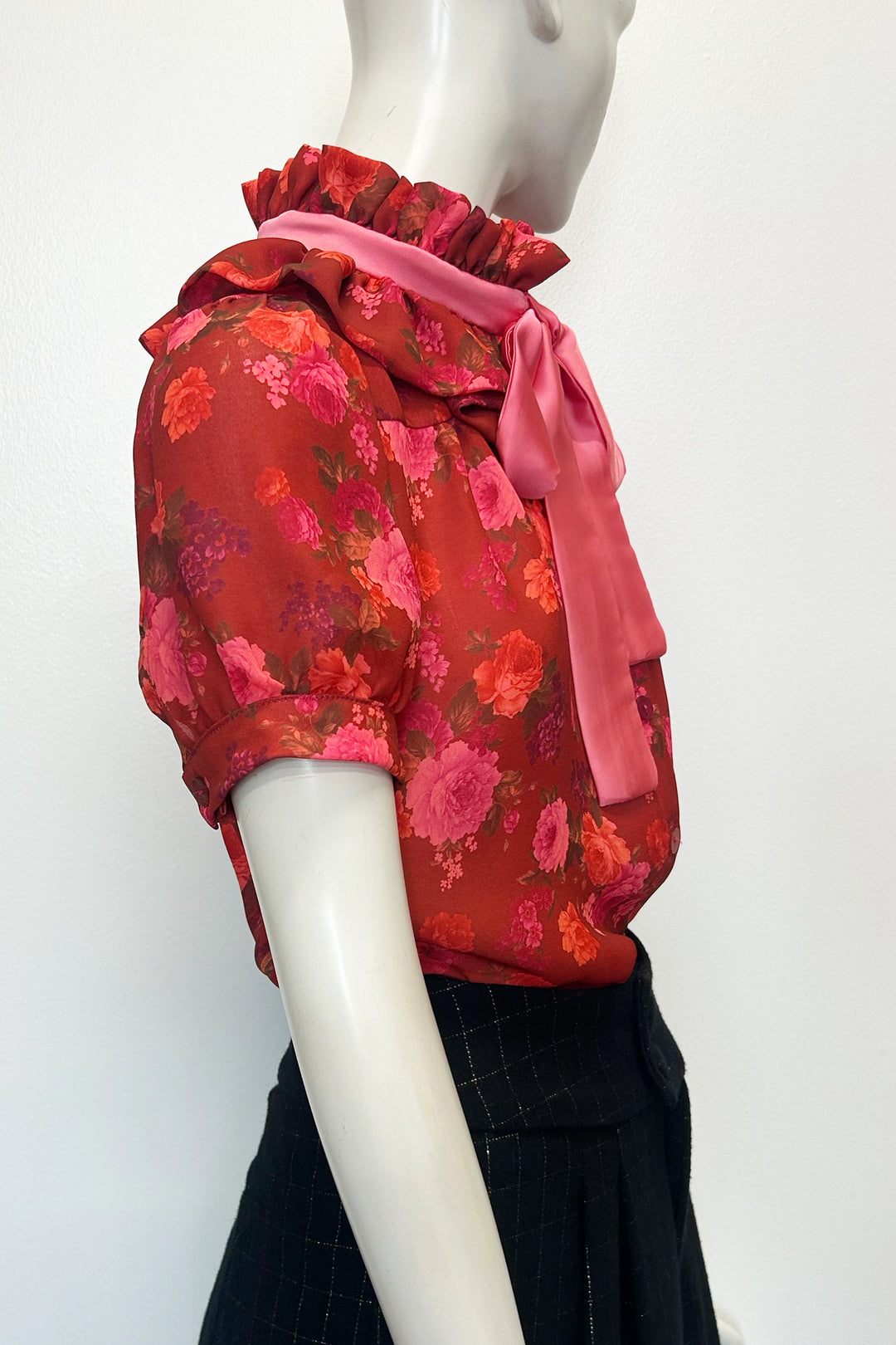 Estelle Short Sleeve Print Blouse