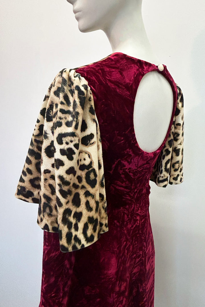 Miss Simone Velvet Midi Dress
