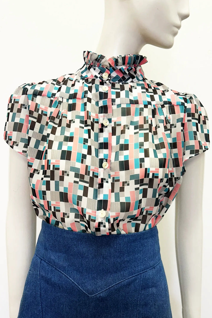 Evie Cap Sleeve Blouse