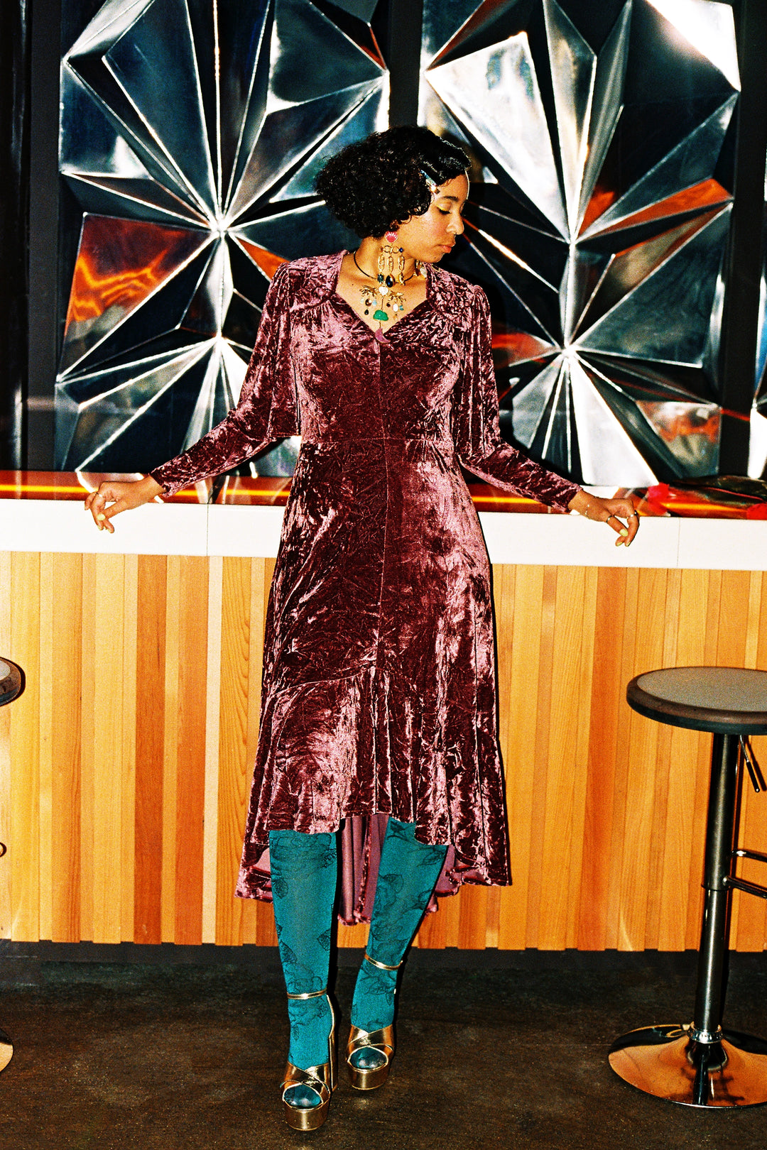 Simone Velvet Dress
